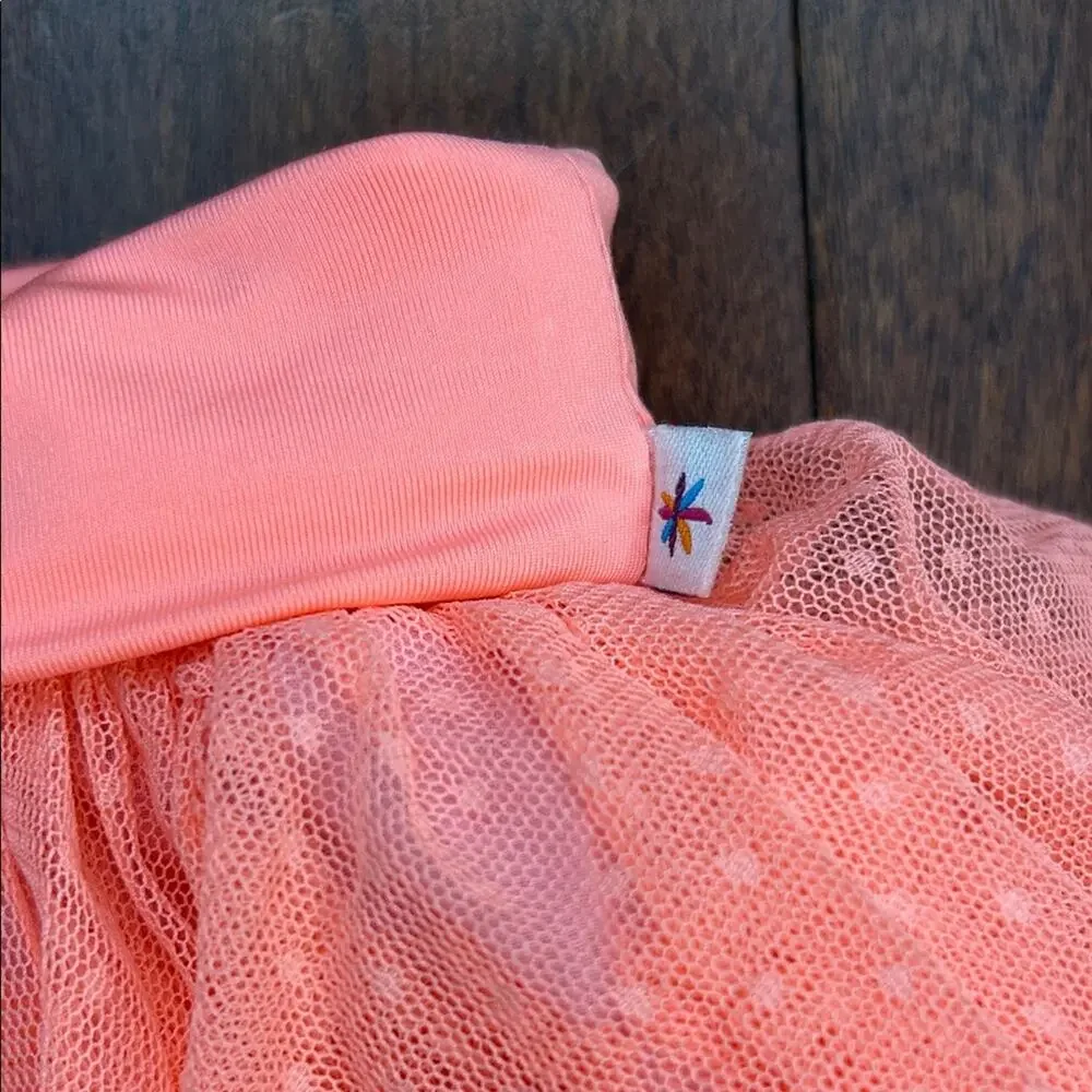 Truly Scrumptious by Heidi Klum Coral Tulle Skirt, Size 18m